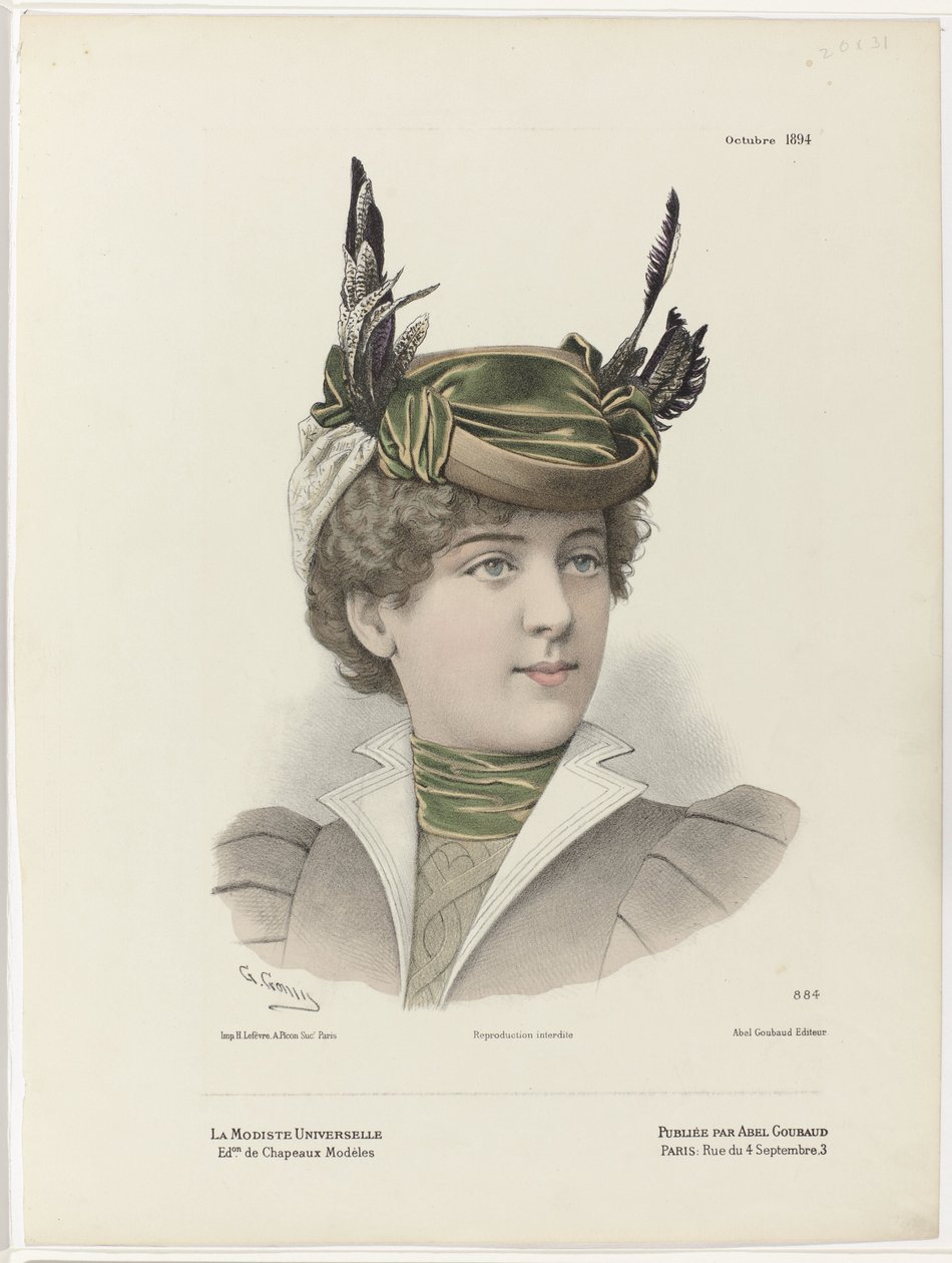 The Universal Milliner, 1894. október, 884. sz alkotó: Guido Gonin