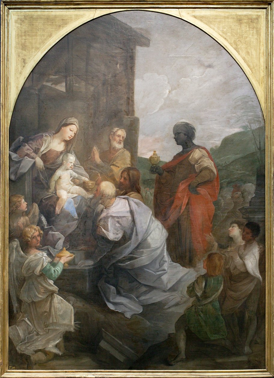 A mágusok imádása alkotó: Guido Reni