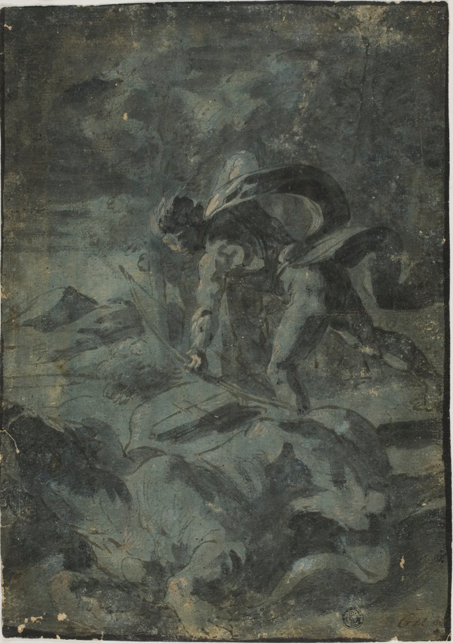 Apollo Killing Lion alkotó: Guido Reni