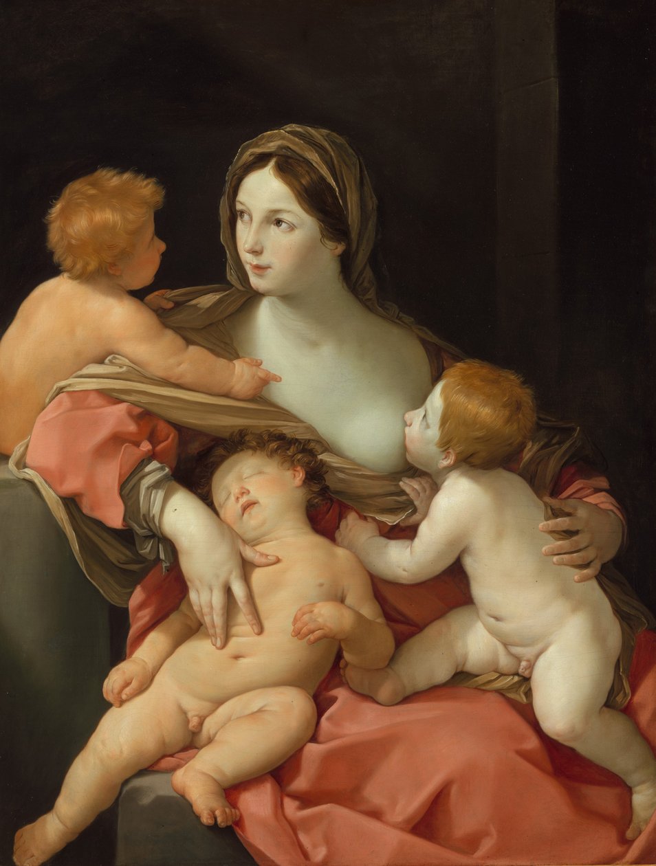 Jótékonysági (olaj, vászon) alkotó: Guido Reni