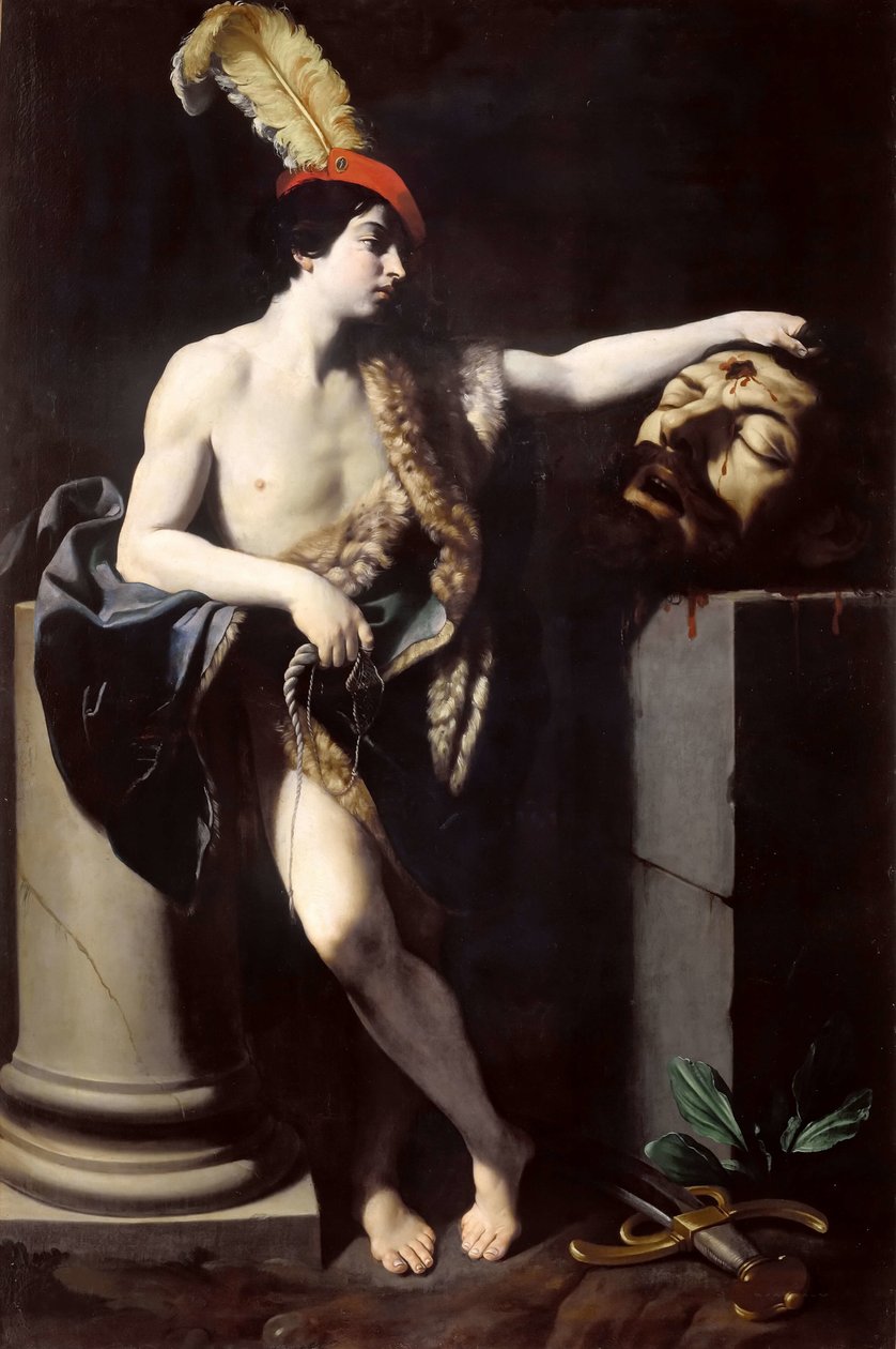 Dávid Góliát fejével, 1605-1606. alkotó: Guido Reni