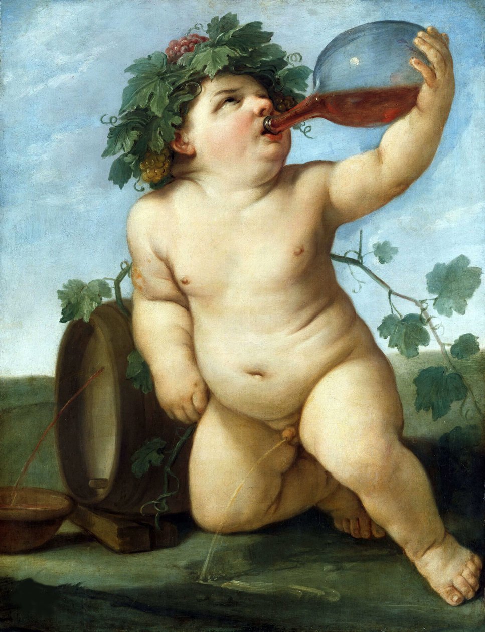 Ivó Bacchus fiú, 1623 körül. alkotó: Guido Reni