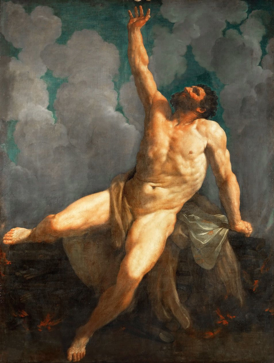 Herkules a máglyán, 1620-1621. alkotó: Guido Reni