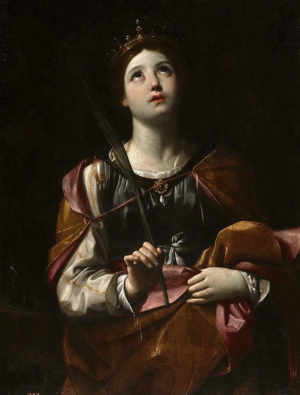 Alexandriai Szent Katalin, 1606 körül. alkotó: Guido Reni