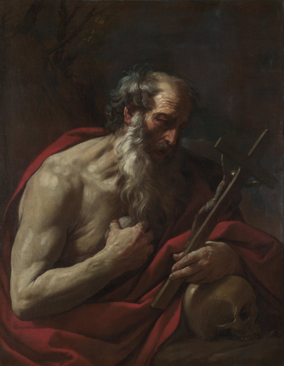 Szent Jeromos, 1624-1625 körül. alkotó: Guido Reni