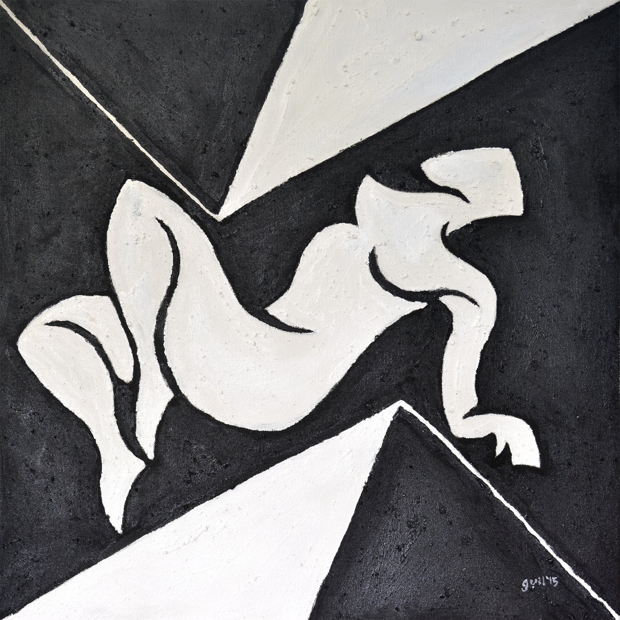 Lygia Nº1, 2015 (olaj, vászon) alkotó: Guilherme Pontes