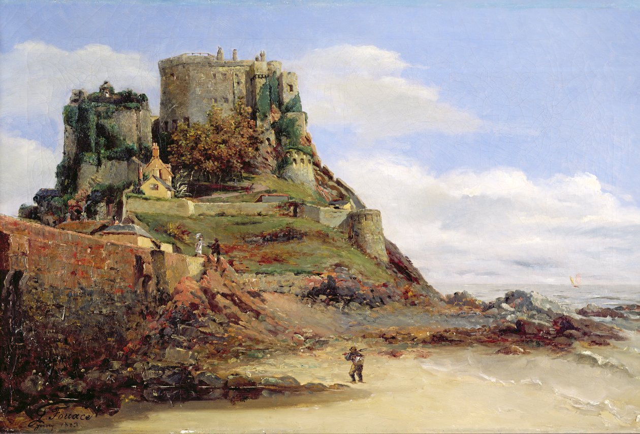 Jersey látképe, 1883 alkotó: Guillaume Romain Fouace