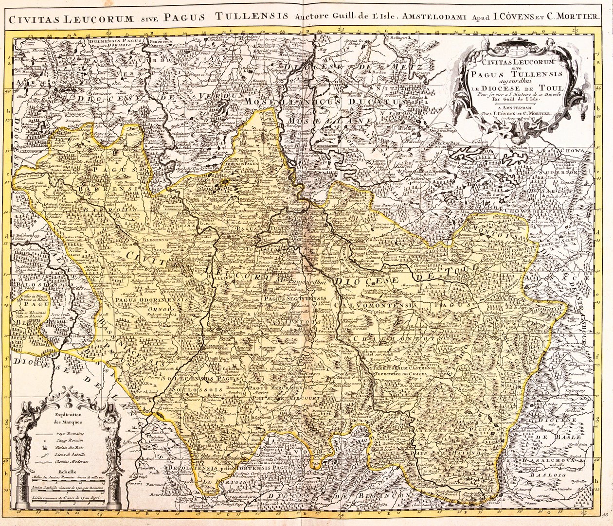 Lotaringia, Franciaország alkotó: Guillaume Delisle