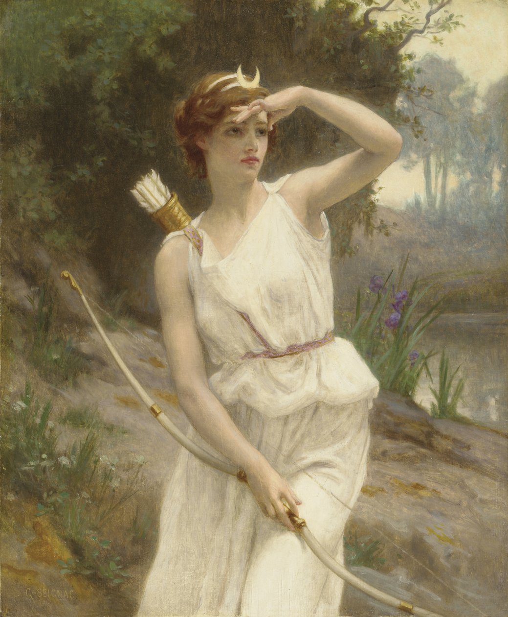 Diana, A vadásznő alkotó: Guillaume Seignac