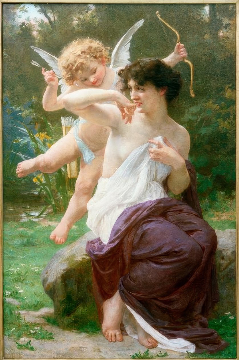 Venus mit Amorette alkotó: Guillaume Seignac