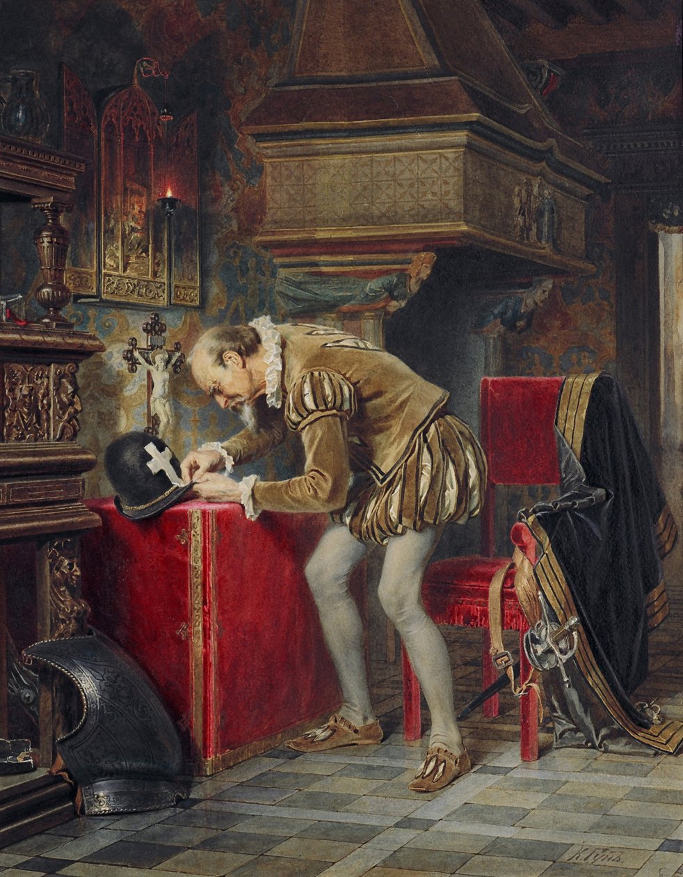 Szent Bertalan-éj előestéjén, 1868 alkotó: Gun