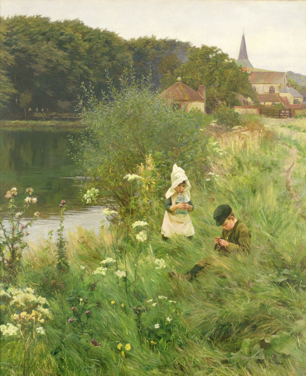 Szombat délután, 1893 alkotó: Gunning King
