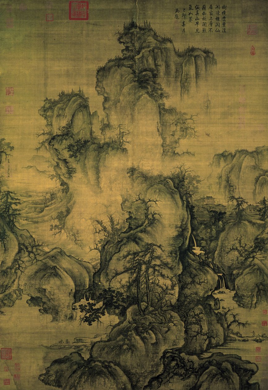 Kínai: 《早春圖》 Kora tavasz alkotó: Guo Xi