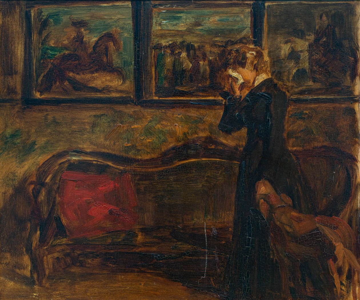 Síró nő alkotó: Gustaaf Vanaise