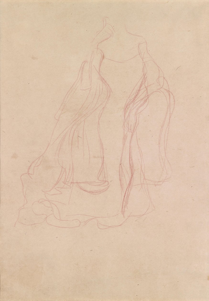 Elöl jelmez tanulmány ND150 alkotó: Gustav Klimt