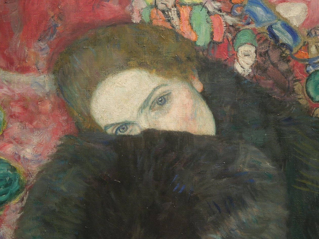 Hölgy muffnal alkotó: Gustav Klimt