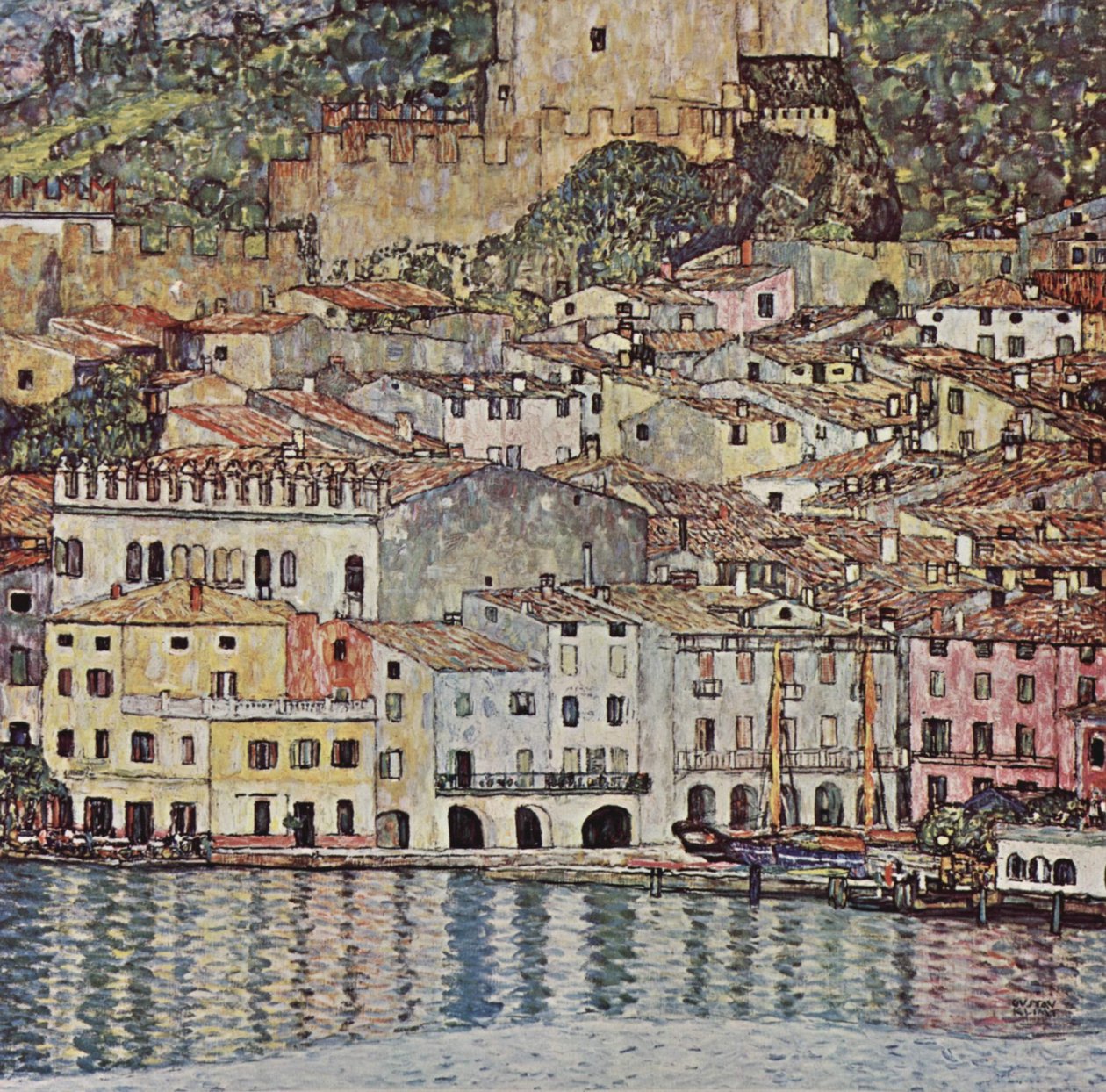  Malcesine a Garda-tónál alkotó: Gustav Klimt