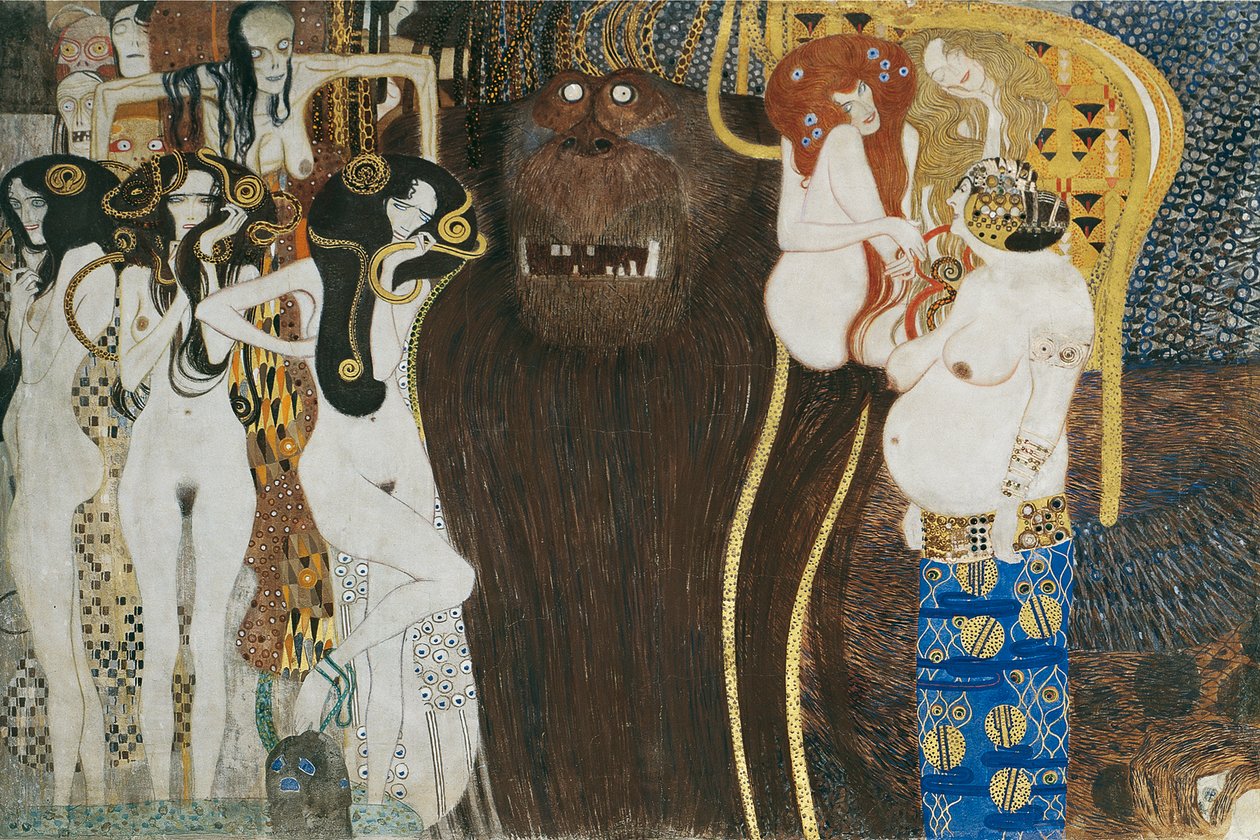 Beethoven Frieze alkotó: Gustav Klimt