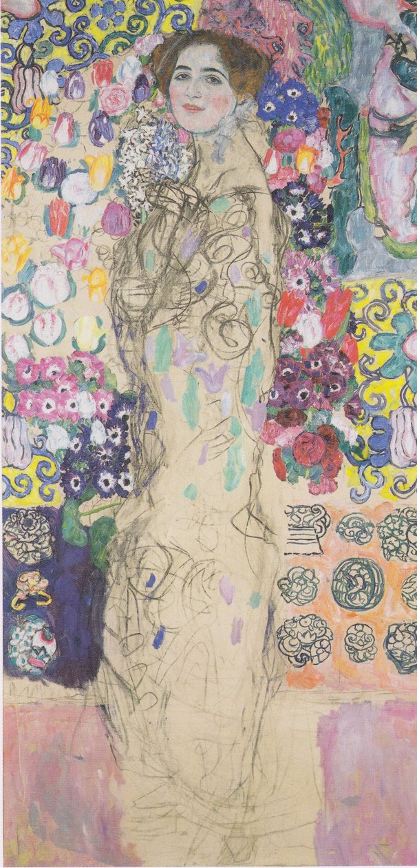 Ria Munk portréja alkotó: Gustav Klimt