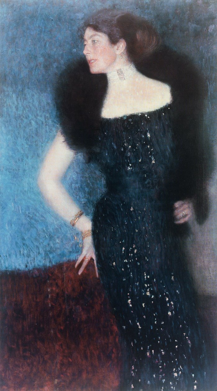 Portré Rose von Rosthorn-Friedmann kivágva alkotó: Gustav Klimt