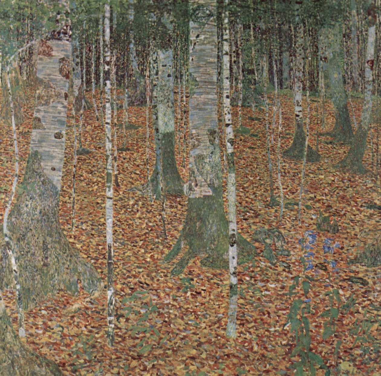 Birkenwald alkotó: Gustav Klimt