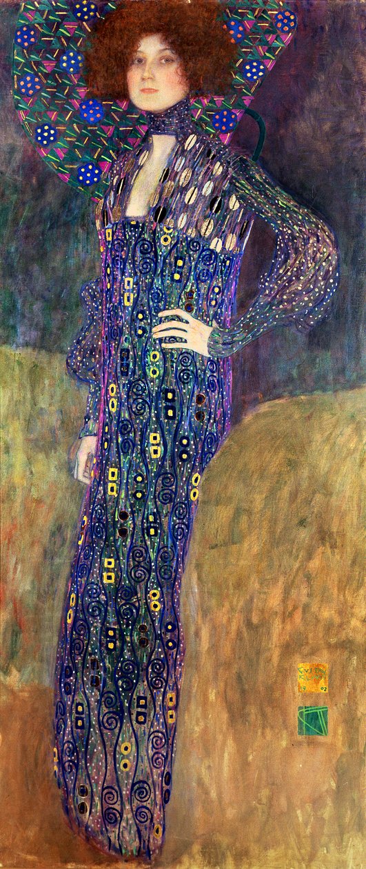 Emilie Floege, 1902 alkotó: Gustav Klimt
