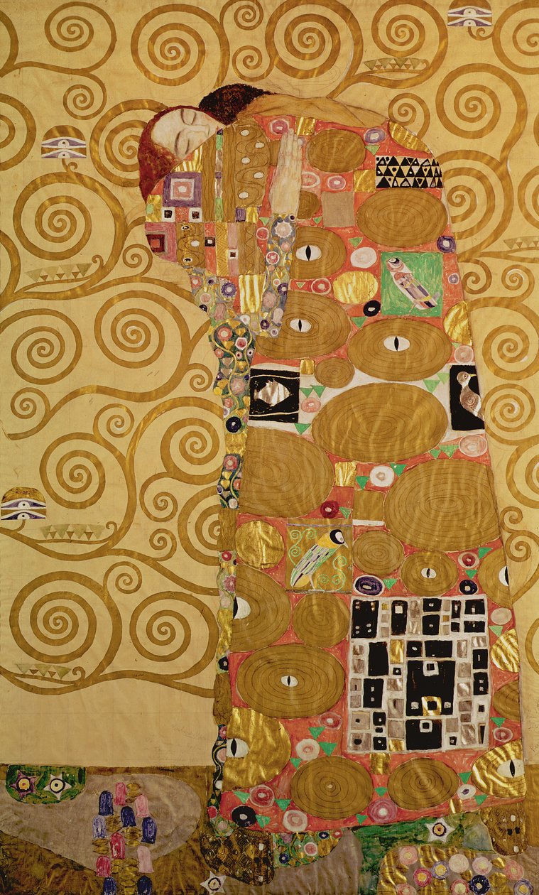 Teljesítés (Stoclet Frieze) 1905-2009 körül (tempera, wc) (a részletekért lásd: 259350) alkotó: Gustav Klimt