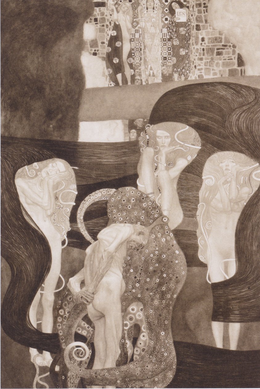 Jogtudomány 1903-1907 alkotó: Gustav Klimt