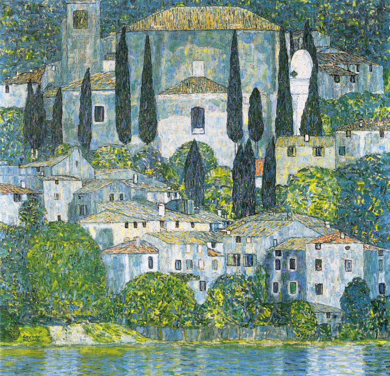 Kirche in Cassone alkotó: Gustav Klimt