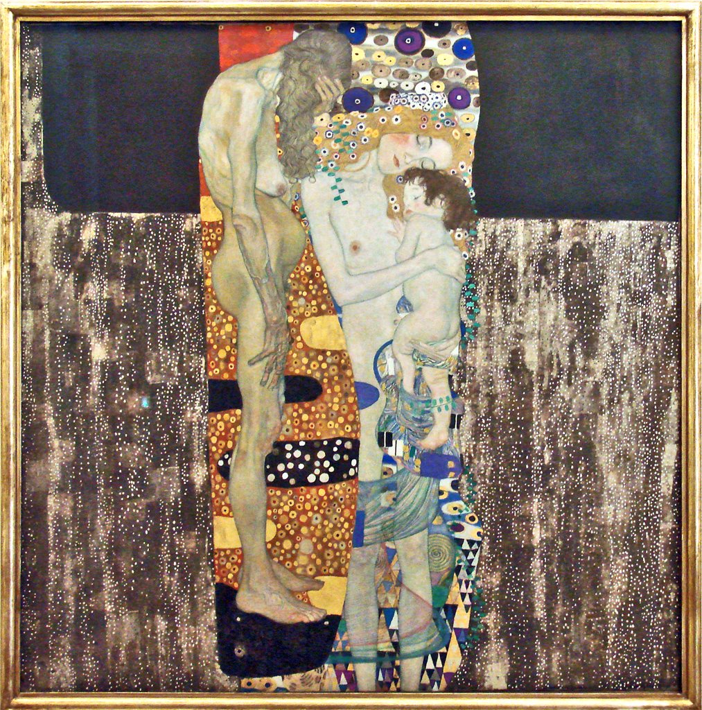 A három kor (Le tre età) alkotó: Gustav Klimt