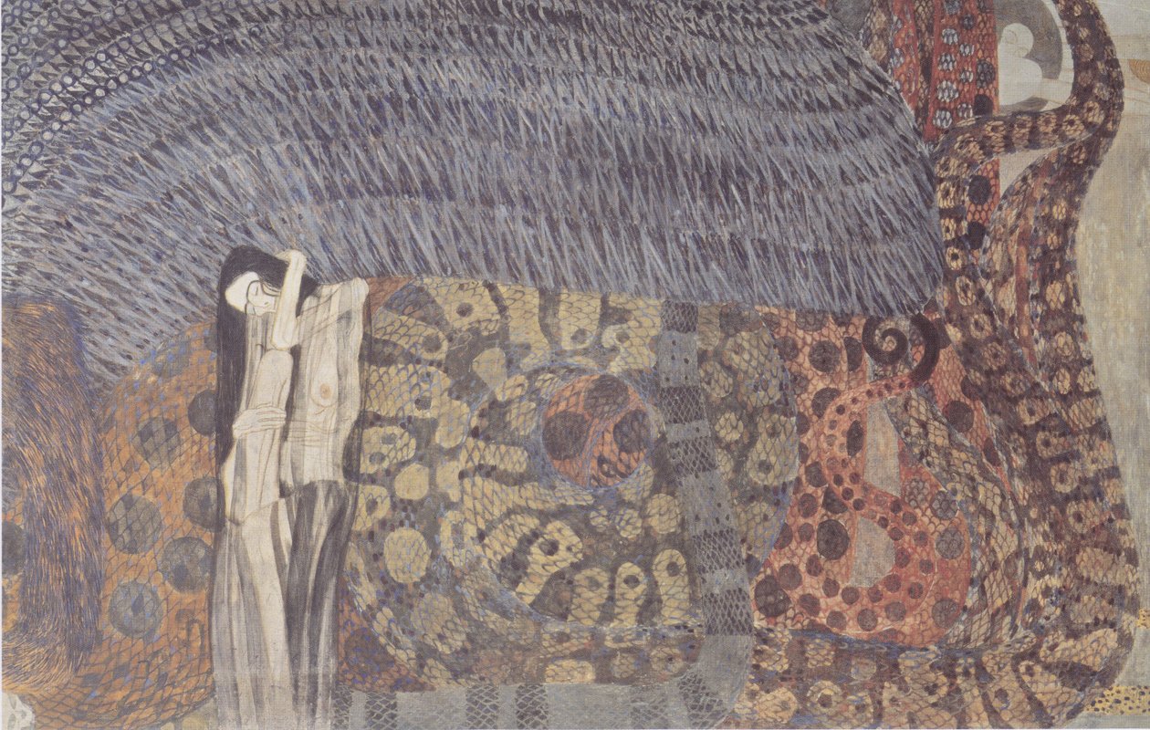Rágó bánat alkotó: Gustav Klimt