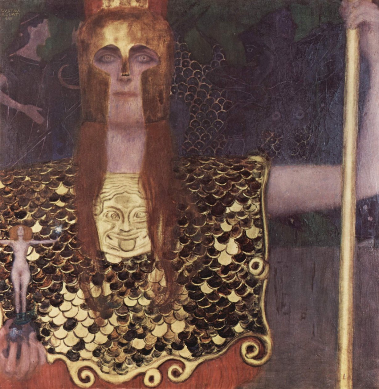 Pallas Athéné alkotó: Gustav Klimt
