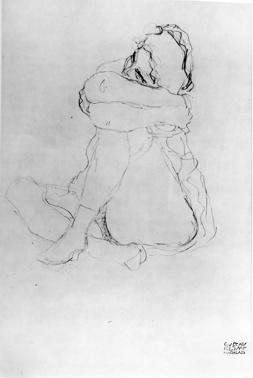 Ülő Nő alkotó: Gustav Klimt