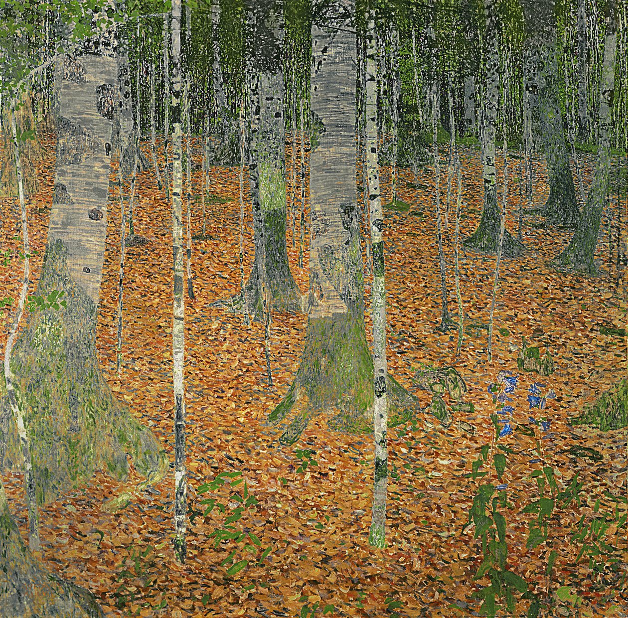Nyírfa, 1903 alkotó: Gustav Klimt