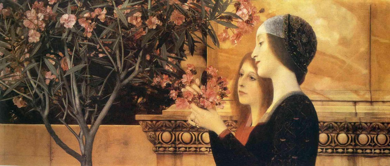 Két lány Oleanderrel alkotó: Gustav Klimt