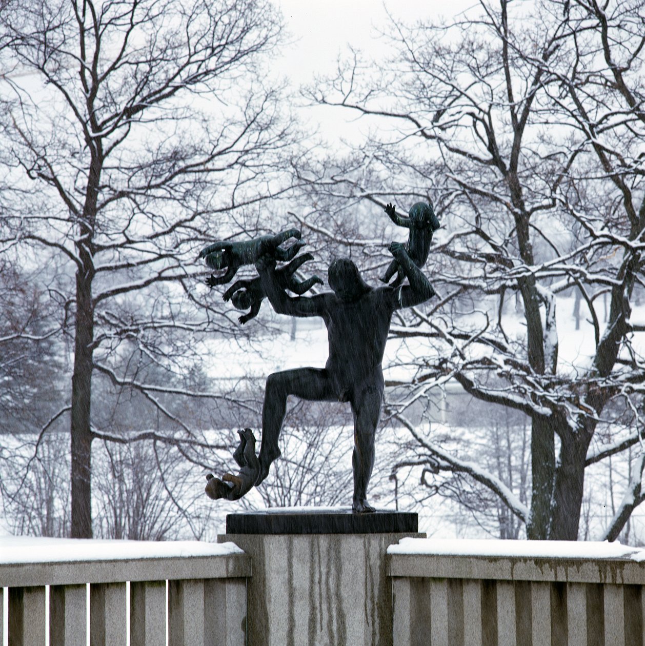 Frusztráció (gránit) alkotó: Gustav Vigeland