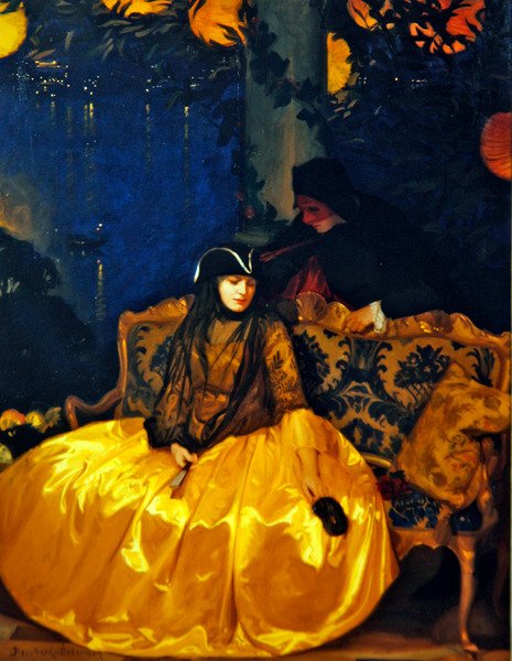 Kísértés (olaj, vászon) alkotó: Gustav Bernhard Osterman