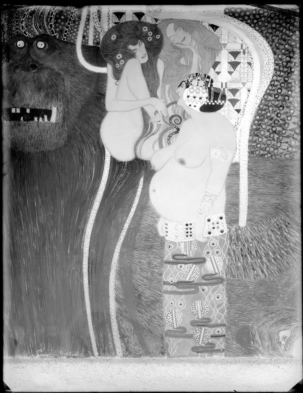 A bécsi szecesszió 14. kiállítása alkotó: Gustav Klimt