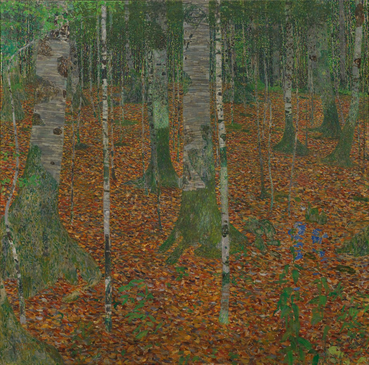 Nyírerdő, 1903. alkotó: Gustav Klimt