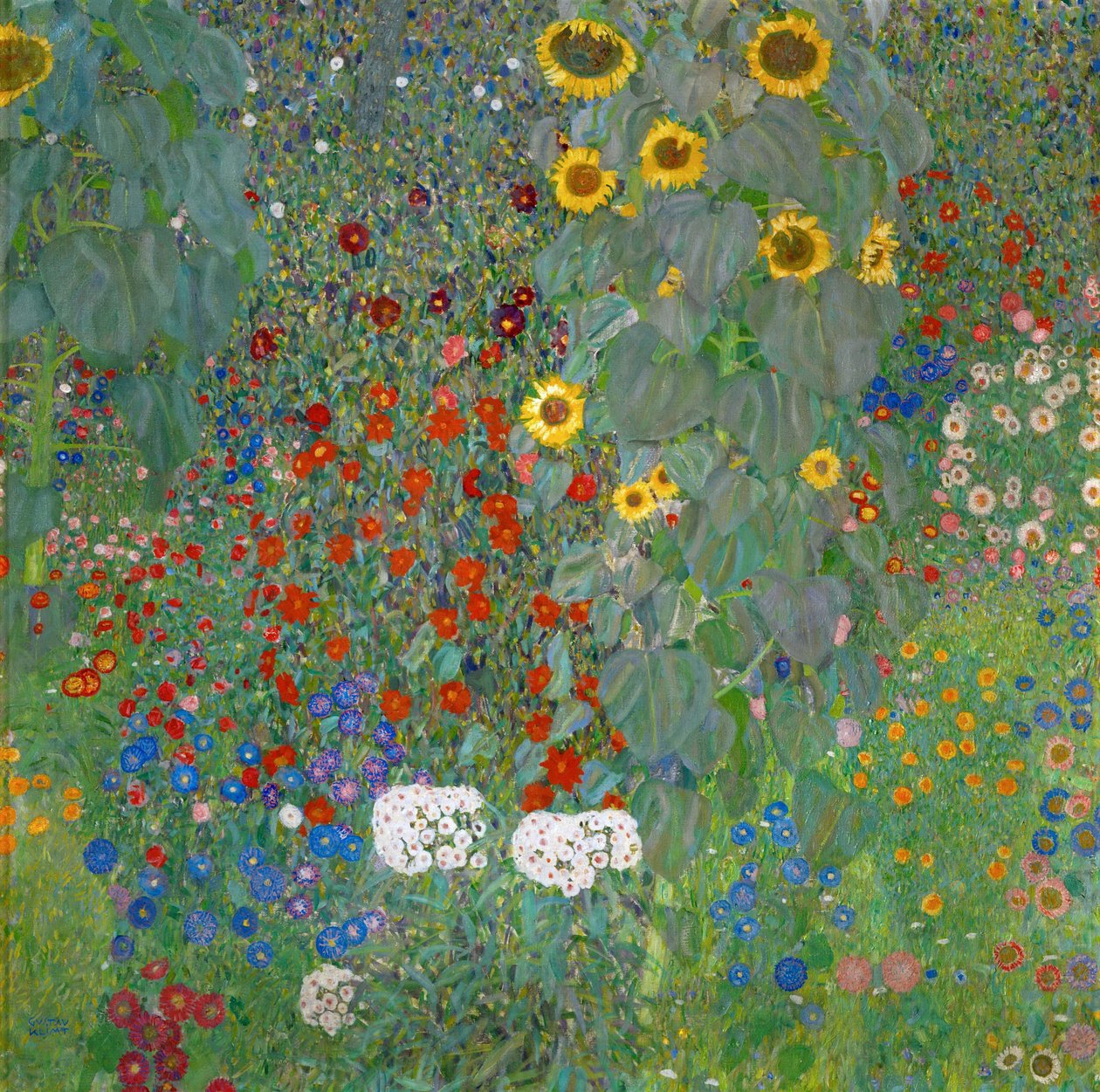 Napraforgós tanya, 1905-1906 alkotó: Gustav Klimt