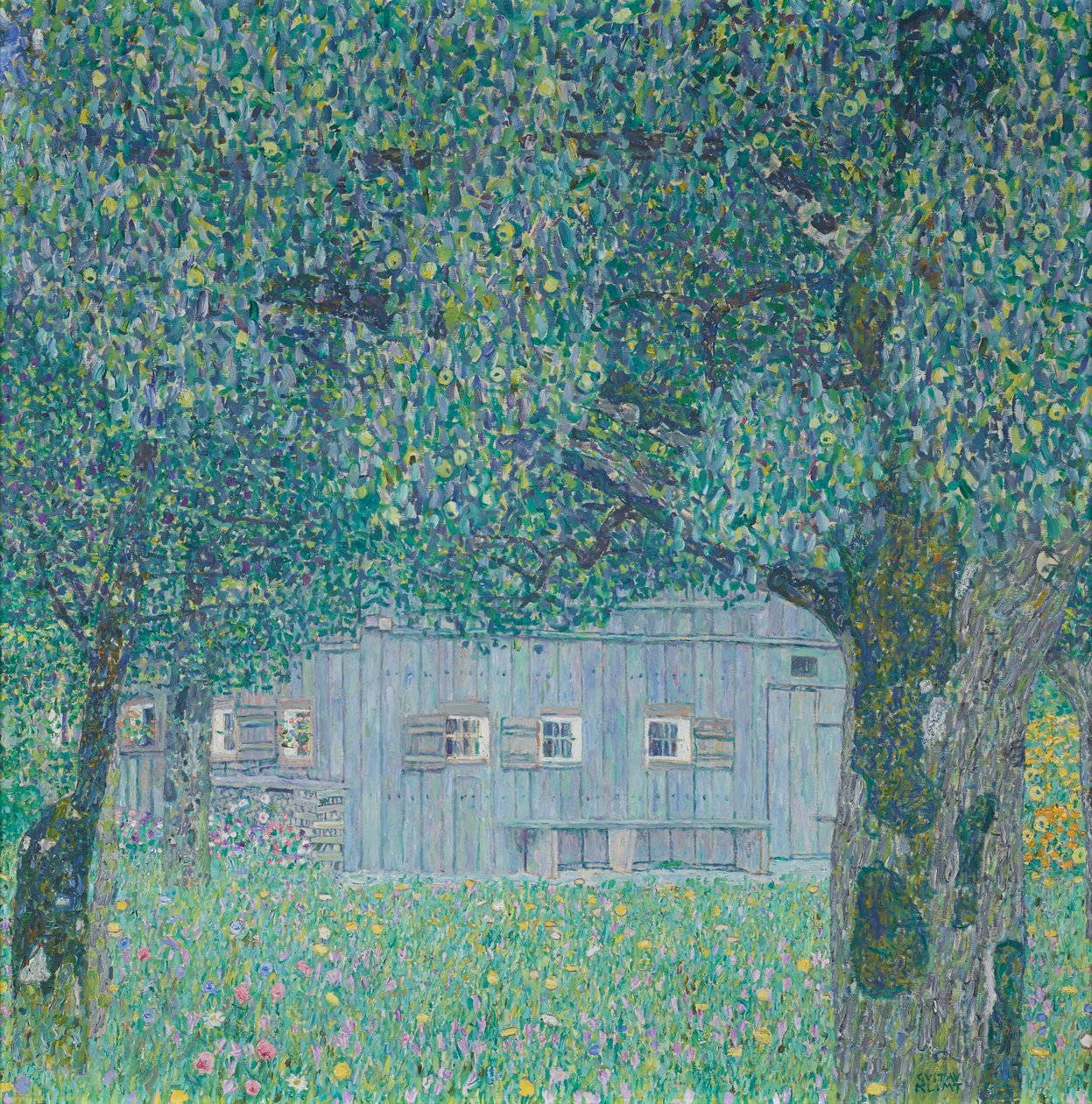Parasztház Felső-Ausztriában alkotó: Gustav Klimt