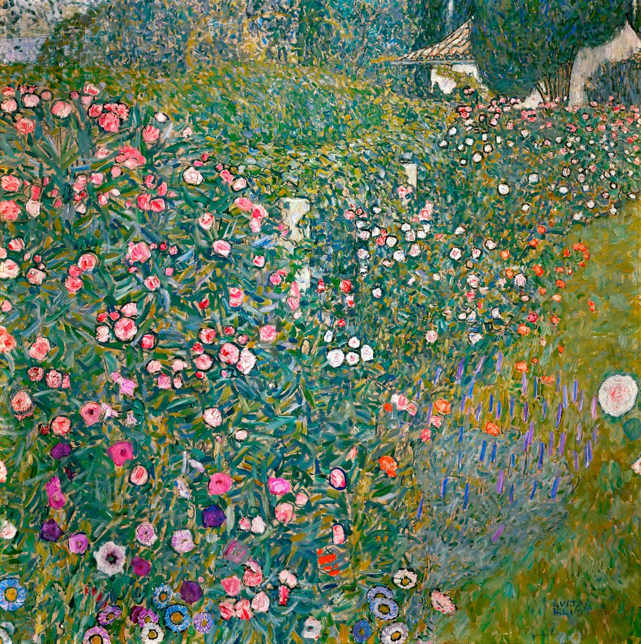Olasz kertészeti táj, 1913 alkotó: Gustav Klimt
