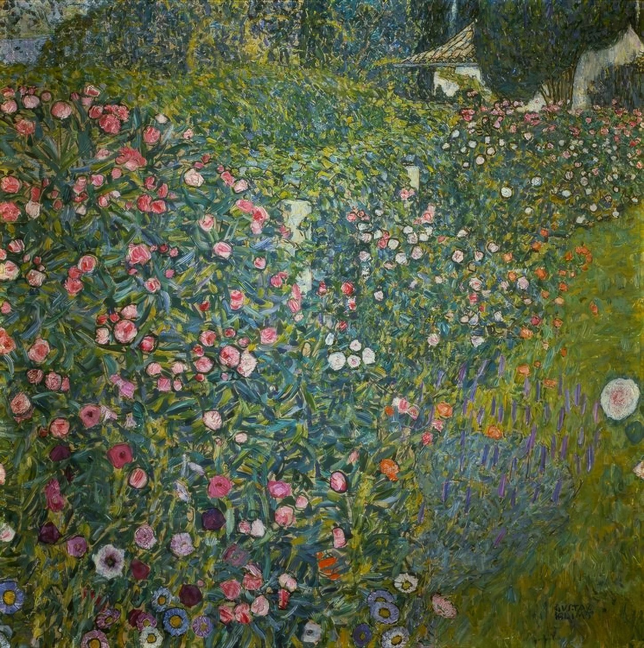 Olasz kerti táj alkotó: Gustav Klimt