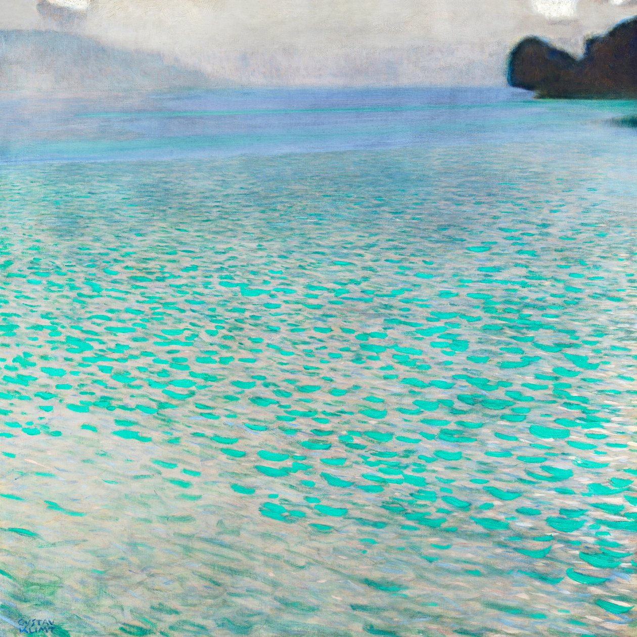 Attersee-tó alkotó: Gustav Klimt