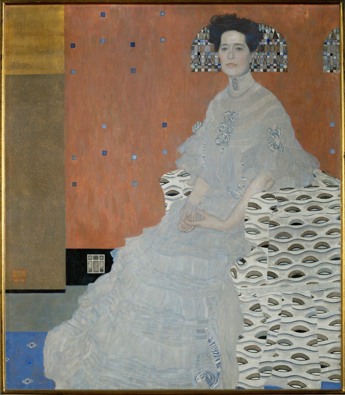 Fritza Riedler asszony alkotó: Gustav Klimt