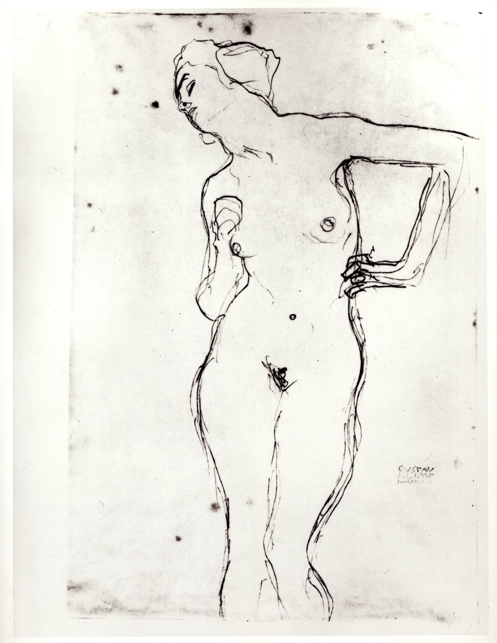 Meztelen alkotó: Gustav Klimt