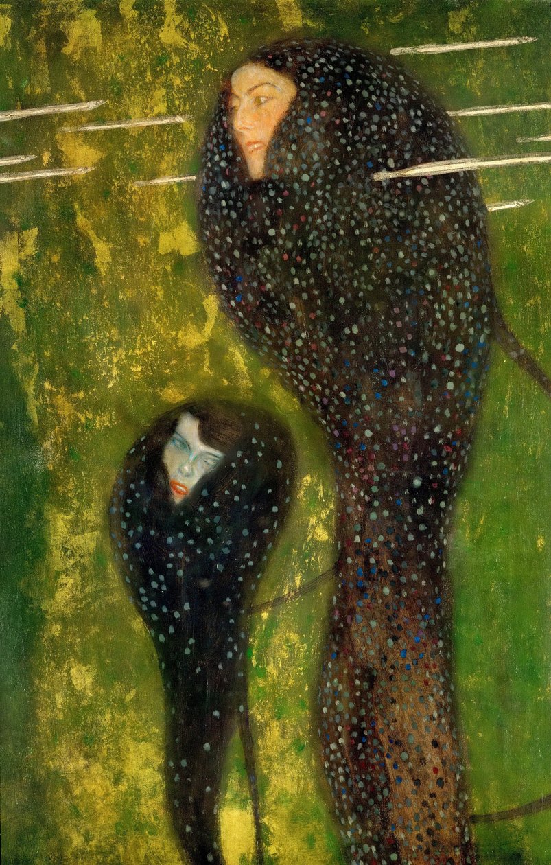 Nymphs Silver Fish, 1899 alkotó: Gustav Klimt