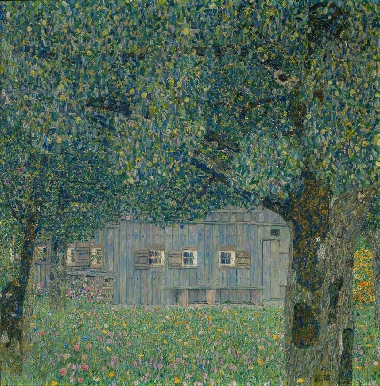 Felső-Ausztriai parasztház alkotó: Gustav Klimt