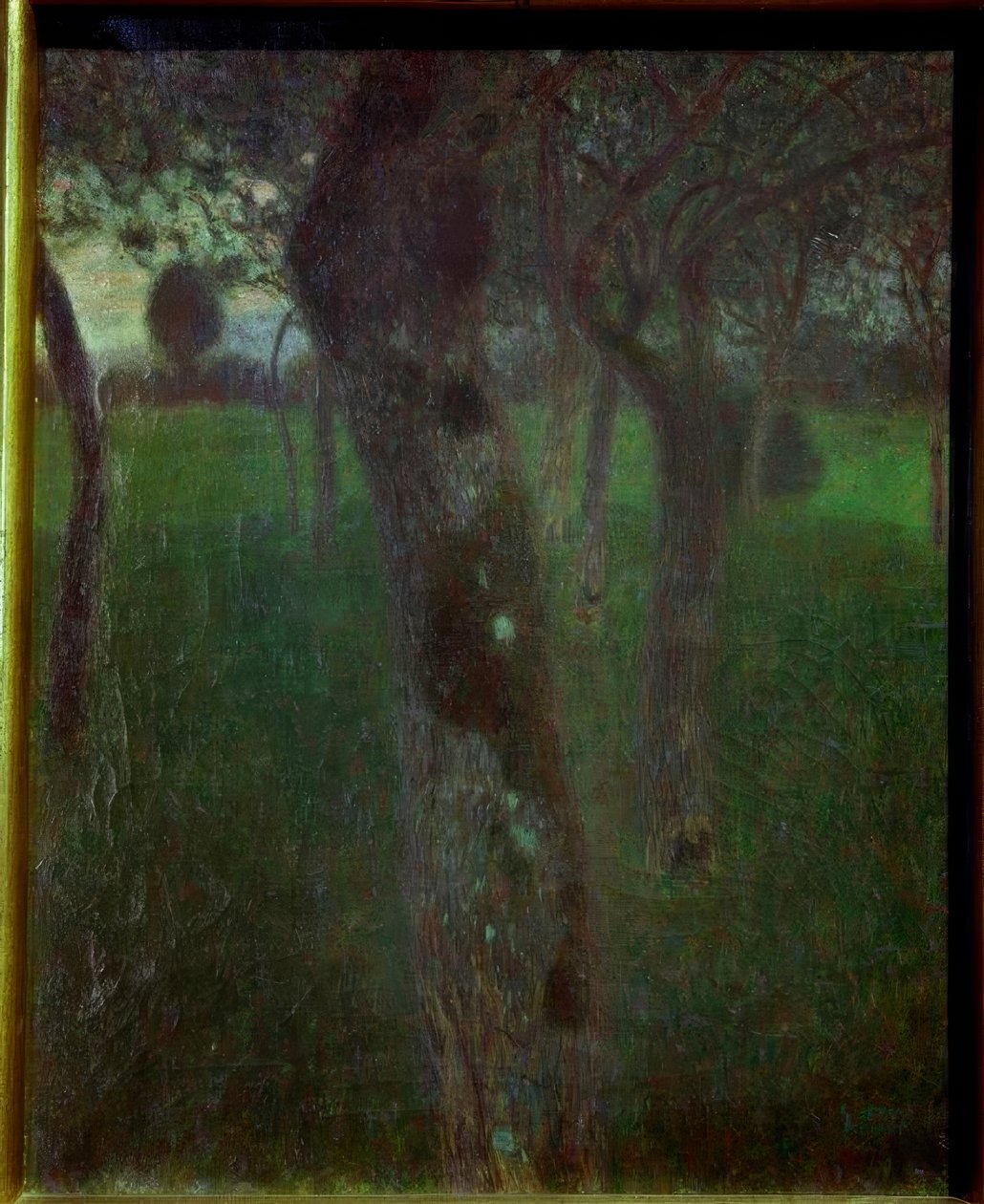 Este gyümölcsös (este gyümölcsös) alkotó: Gustav Klimt