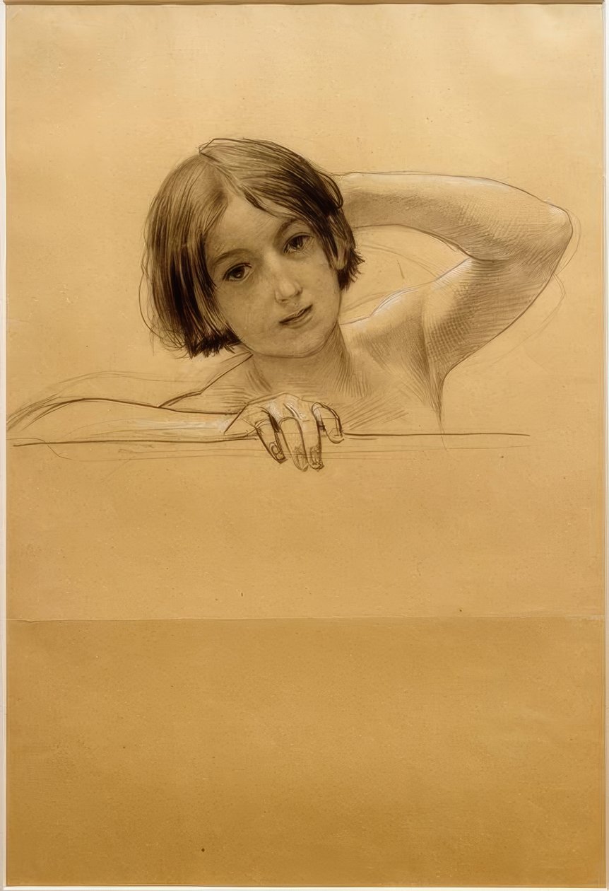 Egy gyermek portréja alkotó: Gustav Klimt